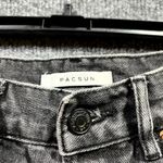 PacSun  Slim Fit Jeans Womens 26 Gray Denim Ultra High Rise Button Fly Outdoor Photo 4