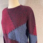 Christopher & Banks Vintage Women’s  90s Patchwork Sweater Size M Pullover Photo 1