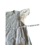 Loft Vintage 100% Cotton Short Sleeve Knit Top With Eyelet Sleeves Casual Photo 6