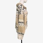 RDI  Fair Isle Collared Sweater XL Beige Nordic Knit Split Neck NWT Nordstrom Photo 3