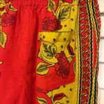 Urban Outfitters Red Floral Stretch Waist Shorts Size XS Photo 3