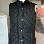 kim rogers Black Quilted Vest Jacket  Puffer Womens Small Photo 3