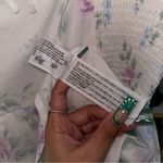 Hollister  Sofia White Floral Drop Waist Bubble Skirt Mini Dress Women M New NWT Photo 11