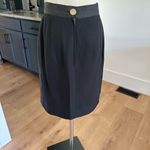 Moschino Vintage !  Black pencil skirt with side ribbon and bow - size 4/6 Photo 14