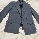 Diane Von Furstenberg  Charcoal Blazer wool blend size 4 Photo 0