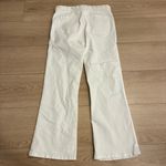 frame denim Frame Women’s Braided Waistband Le Crop Mini Boot White Size 28 Photo 7