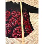 Cupio Curvy Black Floral Lace Mesh Long Sleeve Top Plus 1X Sheer Shirt Work Size undefined Photo 10