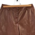 Anthropologie , Avec le Filles - Davina Vegan Leather Brown Culottes - XSP Photo 4