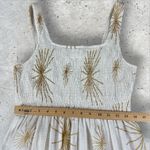 Sundress Womens White Gold Amande‎ Robe Court Sarong Mini Dress Wrap Sz L/XL Size L Photo 8