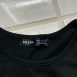SheIn Tie Back Crop Top Photo 4