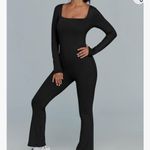 One piece stretchy like yoga pants Bodycon jumpsuit size XL new never wo… Black Photo 1
