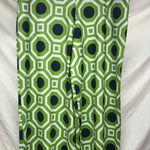 Lolly Wolly Doodle Navy and Lime Geometric Dress Green Size XXL Photo 0