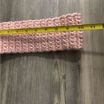 Pink handmade Knitted Headband Stylish pink knitted headband. Photo 3