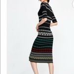 525 America NWOT  jacquard stripe knit midi dress sz S small Photo 1