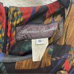 Alexander Campbell Vintage Tassel Print Dress vintage size 6‎ golden girls vibes Red Photo 4