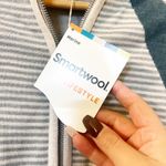 Smartwool  lifestyle merino wool blend dacono ski full zip teal gray sweater new Photo 5