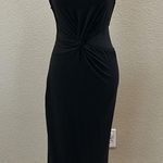 Elegant Black Sleeveless Dress with stomach cut out Size M Photo 0