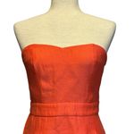 Urban Outfitters  Cooperative Strapless Coral Dress Back‎ Clasp Detail Side Zip 4 Photo 3