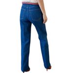 RE/DONE NWD 70s Wide Leg Patch Pocket Jeans Blue True Rinse Wash Women’s Size 32 Photo 2