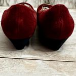 Vintage 80s Selby Sz 10 Americana Flats Wonder Woman Leather Suede Shoes Cosplay Blue Photo 5