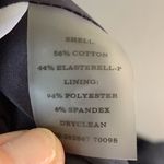 Ann Taylor  Navy Cotton Pencil Skirt 14 Tall Career Photo 7