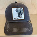 Kenny K Signature Elephant Trucker Hat Cap, Gentle Giant | One Size Gray Photo 0