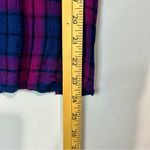 Knox Rose Women’s Sleeveless Plaid Flowy Top Blue Purple Size Medium EUC Girly Photo 6