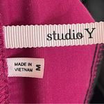 Studio Y Women’s Juniors  Corset Top Pink Black Size Medium Whimsygoth 90’s Photo 5