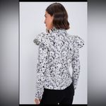 Tuckernuck Bowden Top Size XXL NWT Gray Gardens Ruffle Blouse High Neck White Photo 4