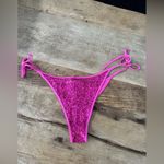 SKIMS 🪩NWT SOLD OUT  Bikini Bar Tie Bikini Bottom~Medium~Flamingo 🦩 Photo 7