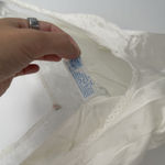 JCPenney Vintage Fantasia Ivory Lace Tank Top USA Size 34 Lace White Photo 8