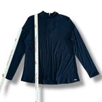 Tahari  Women’s Small Black Mock‎ Neck Long Sleeve Top Stretch Viscose NWT Photo 3