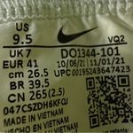 Nike  Blazer Mid 77 Women's White Black High Top Lace Up Leather Sneakers Sz 9.5 Photo 5