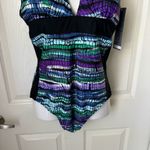 Your Best‎ Look Size 14 NWT Geometric Print Multicolor Tummy Control Swim… Photo 5