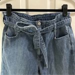 J.Crew NWT Denim High Waist Paperbag Jeans Women size 27P Medium Wash wide leg Photo 2