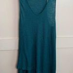 We The Free Free People Teal Asymmetrical Tunic Photo 0