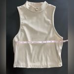 3 Pack Mock Neck Ribbed Crop Tank Tops Women’s Sz M NWOT Black, White & Cream Size M Photo 8
