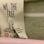 Free People Can’t Fool Me green striped polo collared oversized flowy blouse XS Photo 5