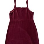 Arizona Jeans Arizona corduroy deep ruby overall dress Photo 1