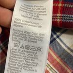 J.Crew  Red and White Button Down Shirt: Women’s Medium Photo 8