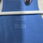 Girlfriend Collective  Blue Ribbed‎ Paloma Racerback Sports Bra Photo 2