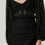 ASTR Chrisley Lace Corset Bodycon Mini Dress S Black Photo 0