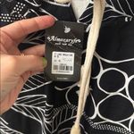 Almoxarfye Maxi Midi Slit Halter Stone Rope Tie Back Dress Tropical Size 38 Photo 4