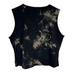 Disturbia Erosion Tie Dye Sleeveless Tee in Black/Green size 16 NWT 100% Cotton Black Photo 8