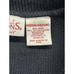 Basic Editions Black Cardigan with Festive Christmas Sweater Vintage Medium Photo 8