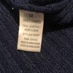 Slip On Blue Pocket Cardigan by Ambiance Size M Photo 4