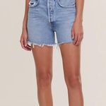 AGOLDE  Riley High Rise Slim Short – Snapshot Photo 6