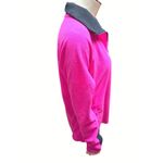 Columbia Womens Pink Fleece Zip Up Pullover Size M Breast Cancer Ribbon Photo 3