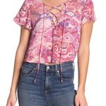 Show Me Your Mumu  Oasis Lace-Up Crop Top  NEW Photo 0