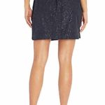 Orvis NWT! Women's Black Rose Embossed Floral Print Pull-On Travel Skort Size L Photo 2